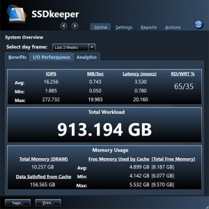 SSDkeeper - náhled