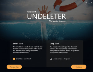 Abelssoft Undeleter - náhled