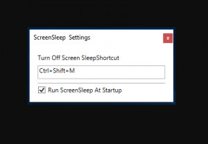 ScreenSleep - náhled