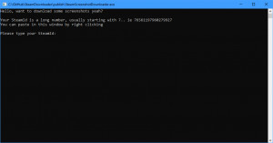 SteamScreenshotDownloader - náhled