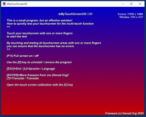 IsMyTouchScreenOK - náhled