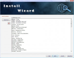 Install Wizard - náhled
