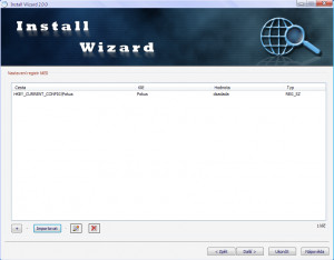 Install Wizard - náhled