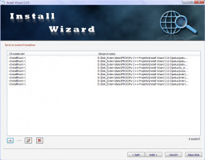 Install Wizard - náhled
