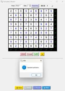 PySudoku Master - náhled