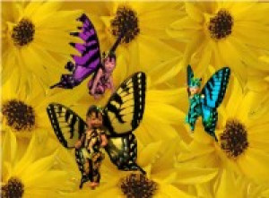3D Butterfly Babies - náhled