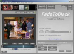 FadeToBlack AVI Video Editor - náhled