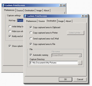 Gadwin PrintScreen - náhled