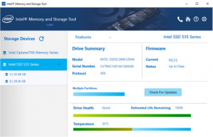 Intel memory and storage tool что это