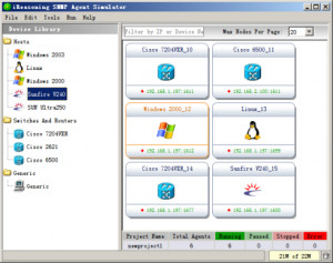 SNMP Agent Simulator - náhled