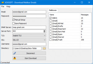 Download Mailbox Emails - náhled