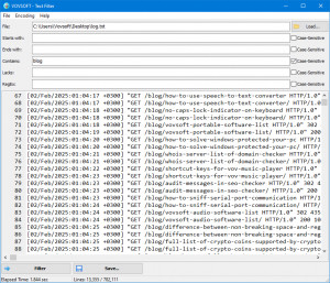 Text Filter - náhled