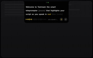 Textream - náhled