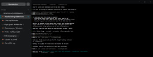 Claude Code Session Manager - náhled