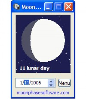 Moon Phase Calculator - náhled