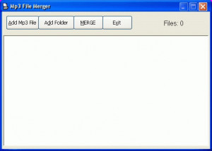 Mp3 File Merger - náhled