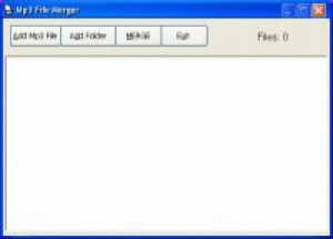 Mp3 File Merger - náhled