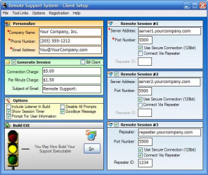 Remote Support System - náhled