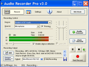 Audio Recorder Pro - náhled