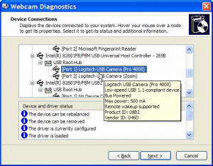 Webcam Diagnostics - náhled