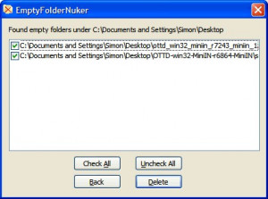 Empty Folder Nuker - náhled