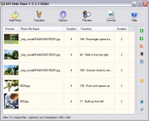 AVI Slide Show - náhled
