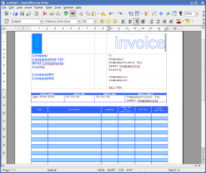 OxygenOffice Professional - náhled