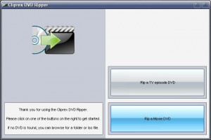 Cliprex DVD Ripper - náhled
