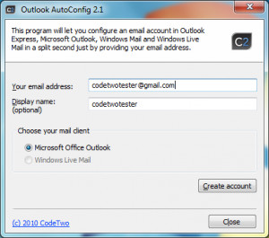 CodeTwo Outlook AutoConfig - náhled