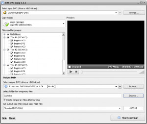 AVS DVD Copy - náhled