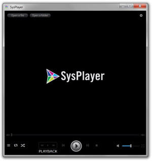 SysPlayer - náhled