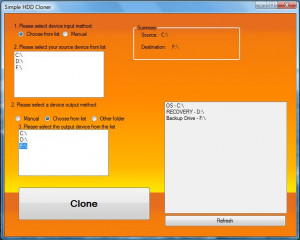 Simple HDD Cloner - náhled
