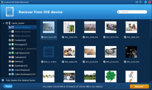 Leawo iOS Data Recovery - náhled
