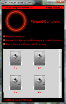 Check Disk GUI - náhled