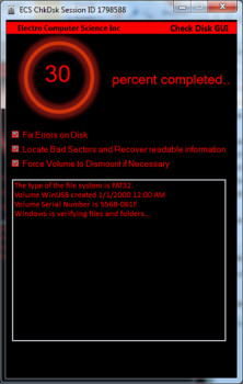 Check Disk GUI - náhled