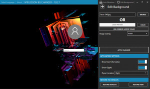 W10 Logon BG Changer - náhled