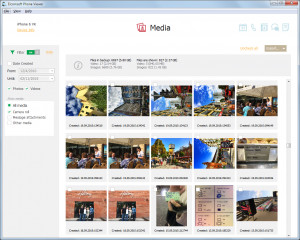 Elcomsoft Phone Viewer - náhled