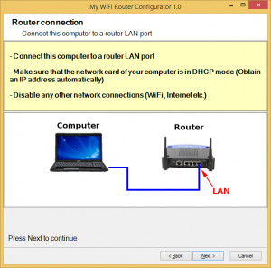 My WiFi Service Router Configurator - náhled