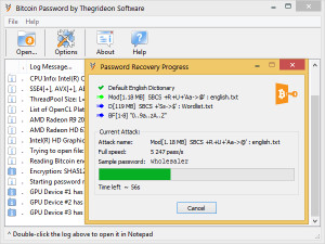 Bitcoin Password - náhled