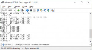 Advanced TCP/IP Data Logger - náhled