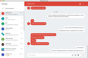 Google Messages for Desktop - náhled