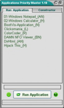 Applications Priority Master - náhled