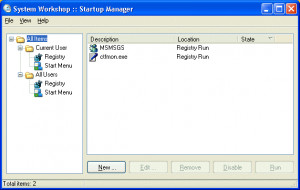 System Workshop - náhled