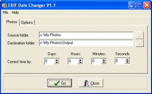 Exif Date Changer - náhled