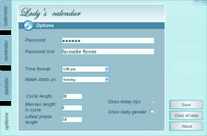 Lady`s Calendar - náhled