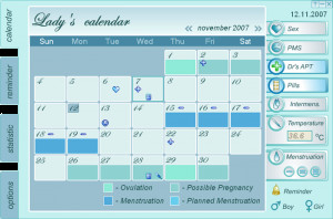 Lady`s Calendar - náhled