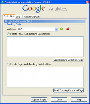 Google Analytics Manager - náhled