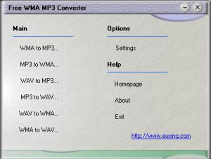 Free WMA MP3 Converter - náhled