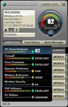 Active Security Monitor - náhled