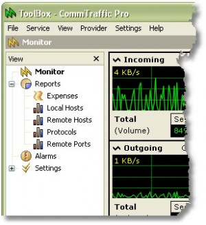 CommTraffic - náhled